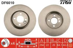 TRW féktárcsa DF6010