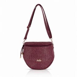 ZELLIA Női Oldaltáska Zlb12 Bordó - Shimmer - (ZLK-zlb12-33322209)