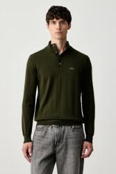 Aeronautica Militare pulóver férfi gyapjú - zöld XXL - answear - 69 990 Ft