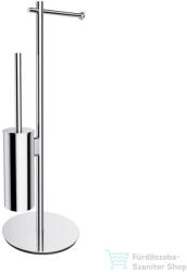Omnires MODERN PROJEKT álló WC kefe/papír tartó állvány, króm MP60810CR (MP60810CR)