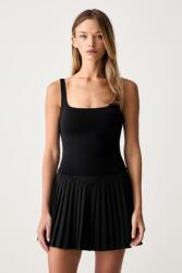 Le Privé top női SOFTSKIN TANK - fekete XL