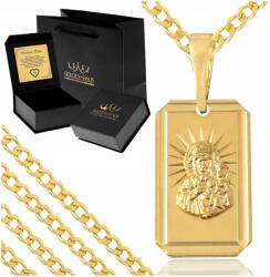 Golden Haus 925 585 Női Arany Nyaklánc Csodálatos Medál Szentáldozási Emlék (Damski złoty naszyjnik łańcuszek dla babci)