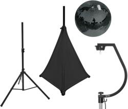  EUROLITE Set Mirror ball 30cm black with stand and tripod cover black (20000706)