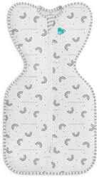 Love to Dream Swaddle UP, Pólya, XS-es méret, fehér szivárvány 1. fázis - 1 TOG Original