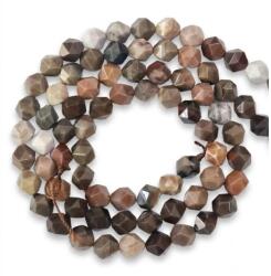  Margele Fosil Lemn Rotunde Fatetate 8x8 mm pentru Bijuterii Handmade Fine