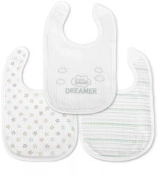  Lorelli Natural tépőzáras előke 3db - Unisex - babakocsigyar