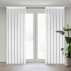 Takoy Fehér sifon függöny 80x270 cm (kész méret) flex akasztós - RUBY