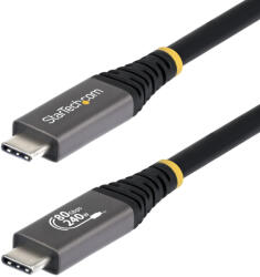 StarTech 1.5m Usb4 Cable Usb-c 80gbps Certified 8k120/dp2.1/240w/80gbp (cc150cm80gusb4cable)
