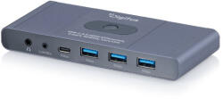 ASSMANN Kvm Switch 2x1 Hdmi 4k 60hz 3x Usb3.0 1x Usb C Core Line (ds-12855)