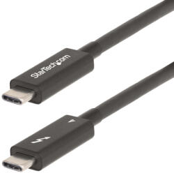 StarTech 6ft (2m) Thunderbolt Cable Certified Tb4/usb4 Compatible (a40g2mb-tb4-cable)