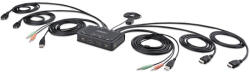 StarTech C2-dh46-ua2-cbl-kvm 2-port Dual-monitor Kvm Switch (c2-dh46-ua2-cbl-kvm)