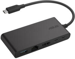 ASUS NBK Asus DC201 USB-C dokkoló - Fekete (DC201-DUAL-4K-USB-C-DOCK)
