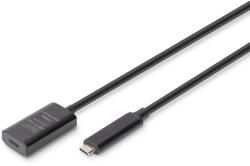 ASSMANN Usb-c/usb-c 10g Extens Cable 5m 5m 10g Usb 3.2 Gen2 (da-73112)
