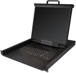 StarTech 1u Single Port Kvm Console For Server Rack - Vga Kvm - 19in (rkcons1901)