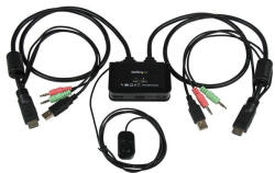 StarTech 2 Port Hdmi Cable Kvm Switch In (sv211hdua)