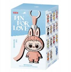 POP MART Eredeti Pop Mart Labubu The Monster Pin for Love (n-z) kulcstartó (blindbox)