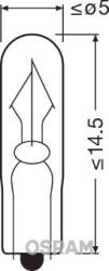 OSRAM Bec, lumini interioare OSRAM 2341 (2341) - fixbox