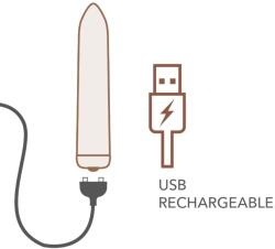 Rocks-Off Rocks-off-Bullet Vibrator Reîncărcabil Golden Rose-12 Trepte Vibrator