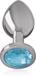 Intense Anal Toys-Plug Anal din Metal cu Cristal Albastru