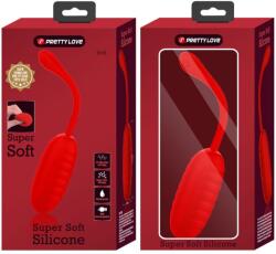 Pretty Love Fun Toys-Kirk Ou Vibrator Reîncărcabil Roșu-Silicon, 12 Trepte