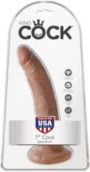 PIPEDREAMS King Cock-Penis Realist 17.5 cm Caramel-Silicon, Waterproof Dildo