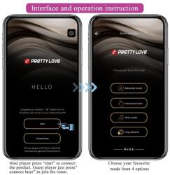 Pretty Love App Series-Catalina Vibrator Controlat prin Aplicație Vibrator