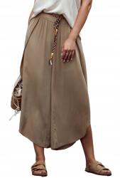Och Bella Női nyári nadrág széles baggy aladdin palazzo háremnadrág bézs XL (BI-81378-brown-XL)