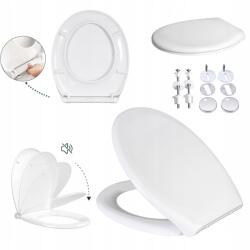 AquaUno Luno szabadonálló WC-ülőke AquaUno fehér Pp kerek 45x37 cm (70302010301-1)