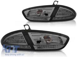  LED tuning hátsó lámpa szett Seat Leon 03.2009-2013, piros alap, bal és jobb (ABTLS6021031)