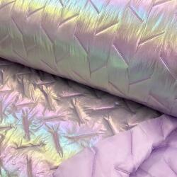  Steppelt anyag Stepped foil light lilac