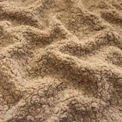  Kabát anyag TEDDY BOUCLÉ soft taupe