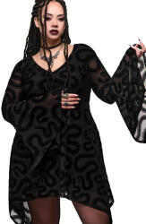KILLSTAR rochie de damă cu mânecă lungă KILLSTAR - SERPENTES - negru - KSRA015215