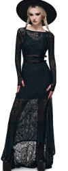 KILLSTAR rochie lungă de damă KILLSTAR - BELLA'S CURSE - verde închis - KSRA015218