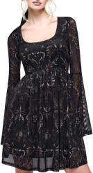 KILLSTAR rochie de damă cu mânecă lungă KILLSTAR - MARIPHA - neagră - KSRA015367