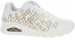 Skechers JGoldcrown: Uno Golden Heart fehér rózsa 39 (177975 WTRG)