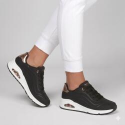 Skechers uno gen1 - shimmer wave 39 | Femei | Teniși | Negru | 310286L-BLK