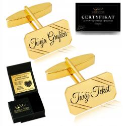 Golden Haus Arany Mandzsettagomb Gravírozással 925 Esküvői Ezüst Férjnek, Tanúnak