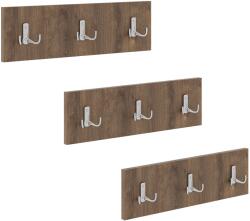 haaus Set 3 Cuierase Drepte Jinx, Stejar Bronz, 50 x 15 cm (929046)
