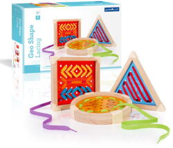 Guidecraft Set de inserat cu ghiduri Geo Shape Guidecraft, multicolor (716243068010)