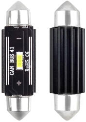 AMiO Set 2 becuri auto Sofit, 1 SMD, 41 mm, CANBUS, 12/24V, Culoare alb (AX_02444)