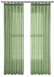  Függöny áttetsző szalag, alagút, békák 140 cmx 220cm Zöld 2 Db (B0F2HQ7)