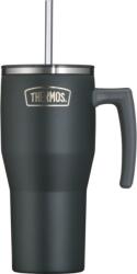 Thermos Cană termos cu pai Thermos Refreshing 850 ml, negru mat (160102)