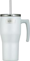 Thermos Cană termos cu pai Thermos Refreshing 850 ml, alb mat (160100)