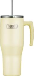 Thermos Cană termică cu pai Thermos Refreshing 1, 1 l, galben mat (160114)
