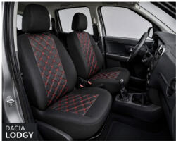  Huse scaune auto Dacia Lodgy 2012+ 7 locuri, premium, imitatie piele romb (210726-3)