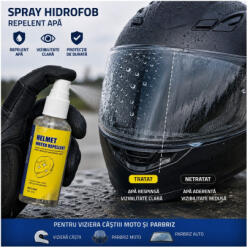  Spray hidrofob pentru viziera castii moto si parbriz, repelent apa 50 ml (130826-6)