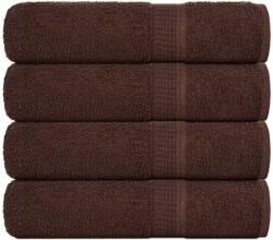 vidaXL Prosoape de dus, FROGN, 4 buc. , maro, 70x140 cm, 360 g/m2 GartenMobel Dekor (136762) Prosop