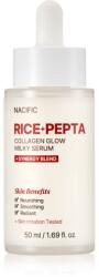 Nacific Rice + Pepta Collagen Glow Milky Serum fényesítő hatású arcszérum hidratáló hatással 50 ml
