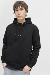 JACK & JONES Jack & Jones, Kényelmes fazonú kapucnis pulóver kenguruzsebbel, Fekete, M (12282861-BLACK-M)