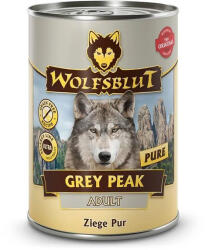 Wolfsblut Grey Peak Pure Adult Kecskehús Konzerv nedves kutyatáp 395 g - webshop